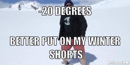 A Letter To The Guys Who Wear Shorts In The Winter Universityprimetime